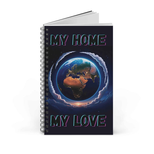 Libreta espiral - My Home My Love - Nuestro planeta