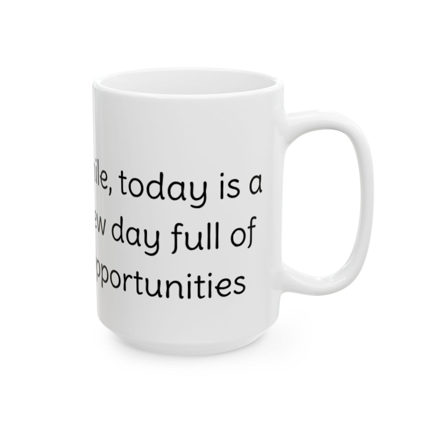 Taza Cerámica - Divertida mariposa - Mensaje positivo - Smile Collection - By EneriSa
