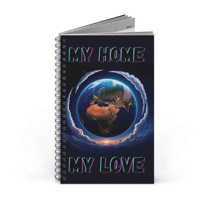 Libreta espiral  - My Home My Love - Nuestro planeta