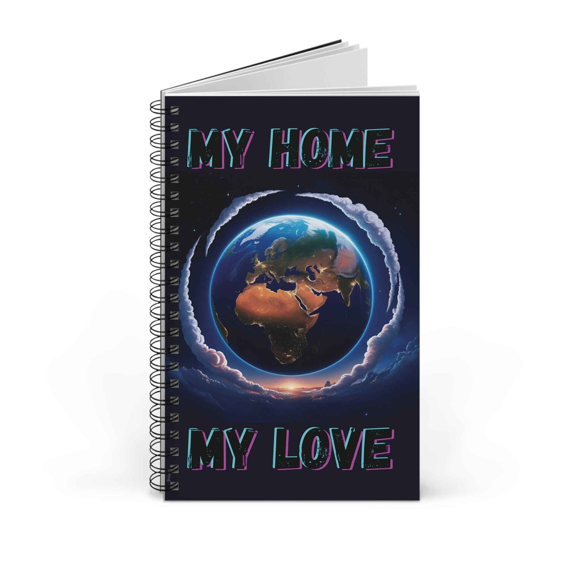 Libreta espiral  - My Home My Love - Nuestro planeta