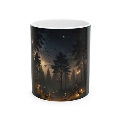 Taza Cerámica - Mundo Mágico del Bosque - Naturaleza - Coleccionistas Tazas