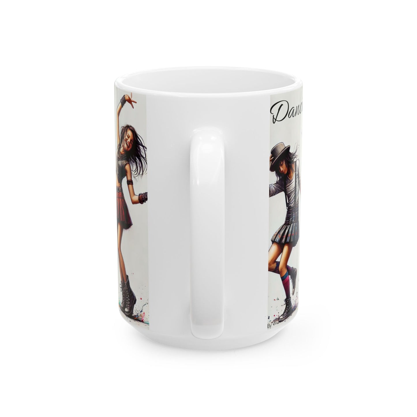 Taza Cerámica - La vida es un Baile - Disfrutar - Diseño Urbano - Coleccionistas Tazas