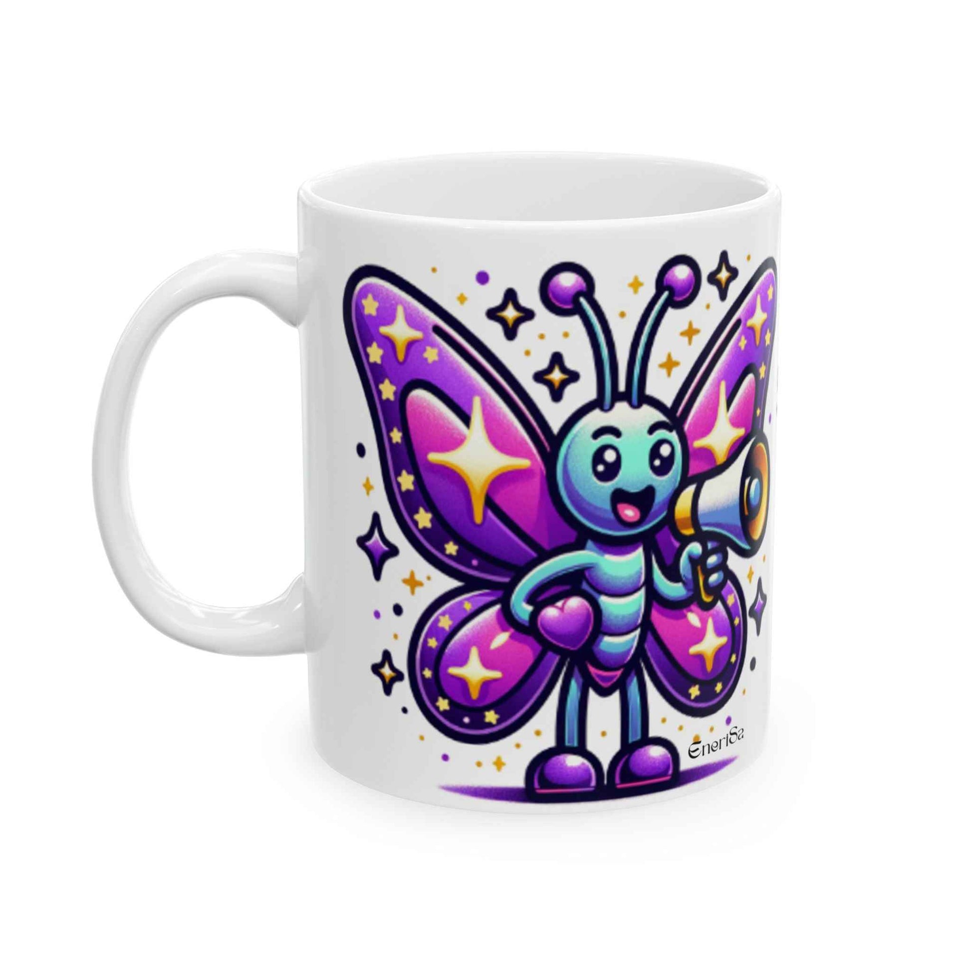 Taza con Divertida Mariposa - Smile Collection - By EneriSa