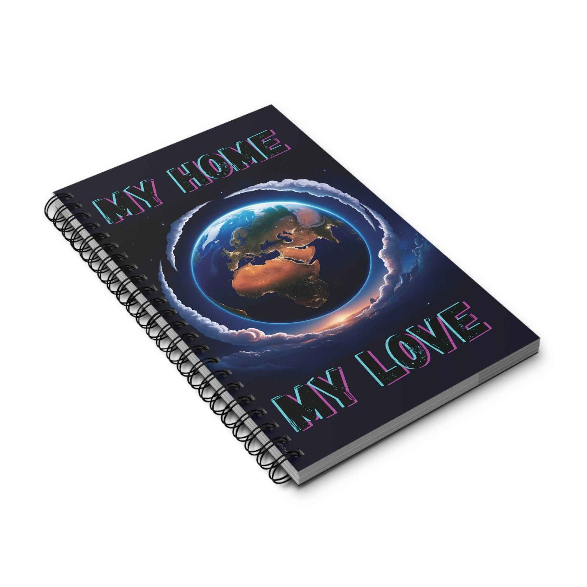 Libreta espiral  - My Home My Love - Nuestro planeta
