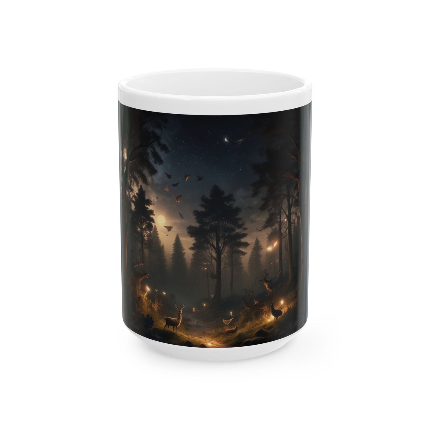 Taza Cerámica - Mundo Mágico del Bosque - Naturaleza - Coleccionistas Tazas