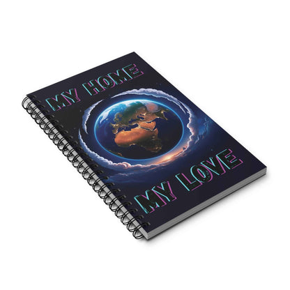 Libreta espiral  - My Home My Love - Nuestro planeta