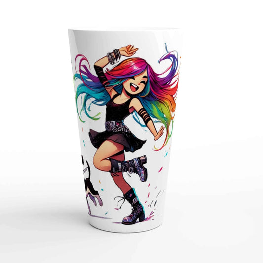 Taza de cerámica blanca de 17 oz