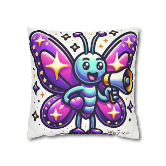 ¿Casa nueva? Dale un aspecto alegre y colorido con esta funda de almohada.