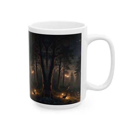 Taza Cerámica - Mundo Mágico del Bosque - Naturaleza - Coleccionistas Tazas