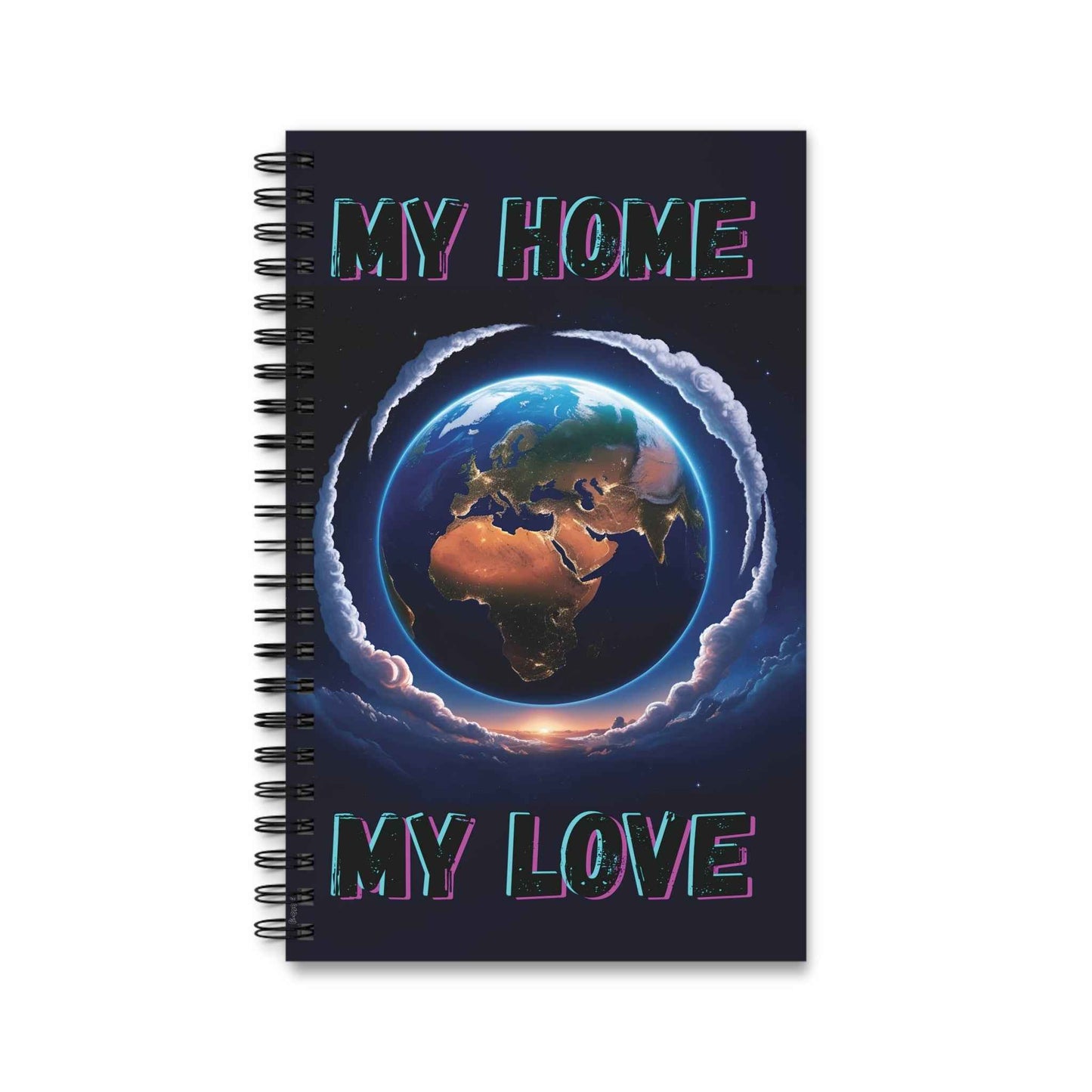 Libreta espiral  - My Home My Love - Nuestro planeta