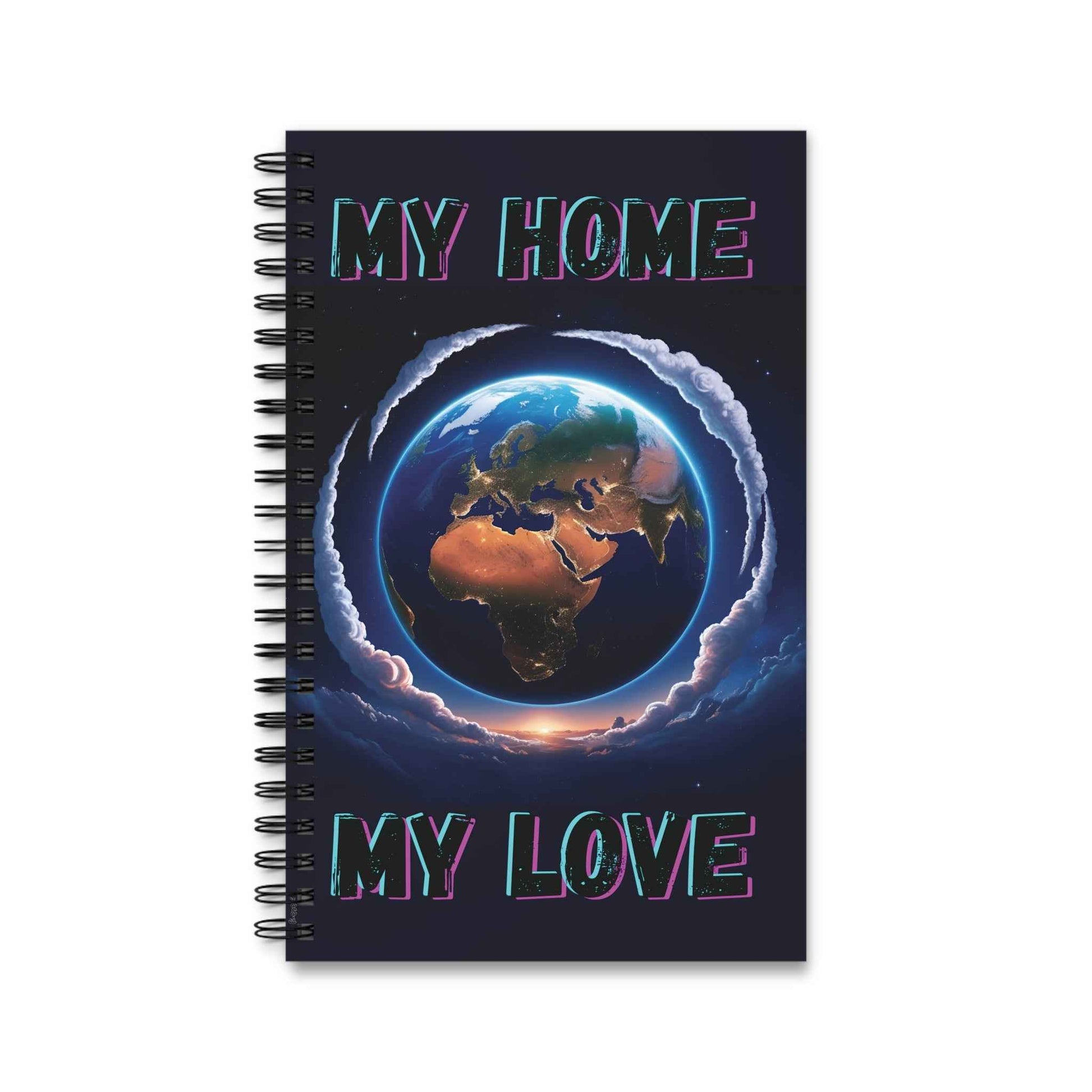 Libreta espiral  - My Home My Love - Nuestro planeta