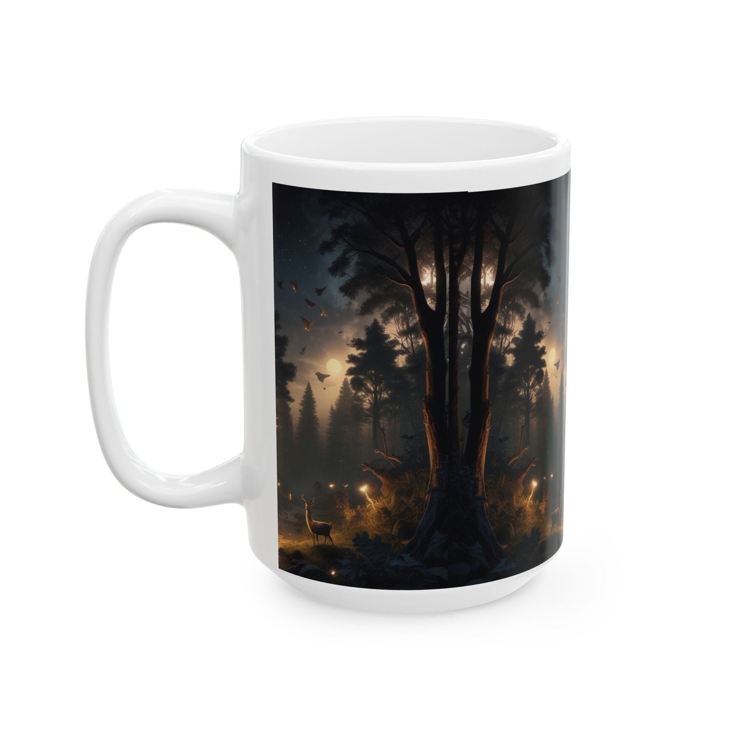 Taza Cerámica - Mundo Mágico del Bosque - Naturaleza - Coleccionistas Tazas