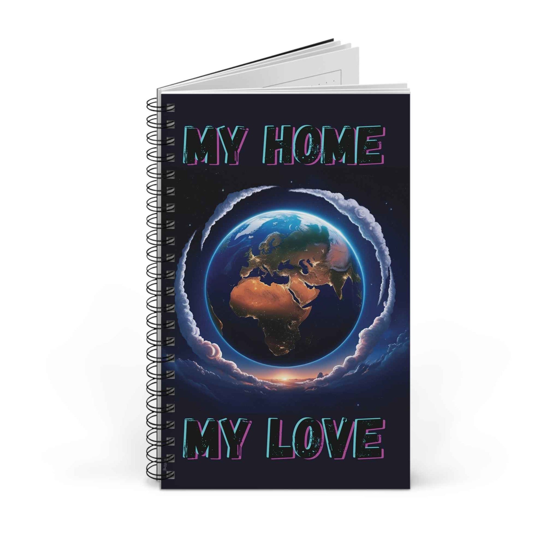 Libreta espiral  - My Home My Love - Nuestro planeta