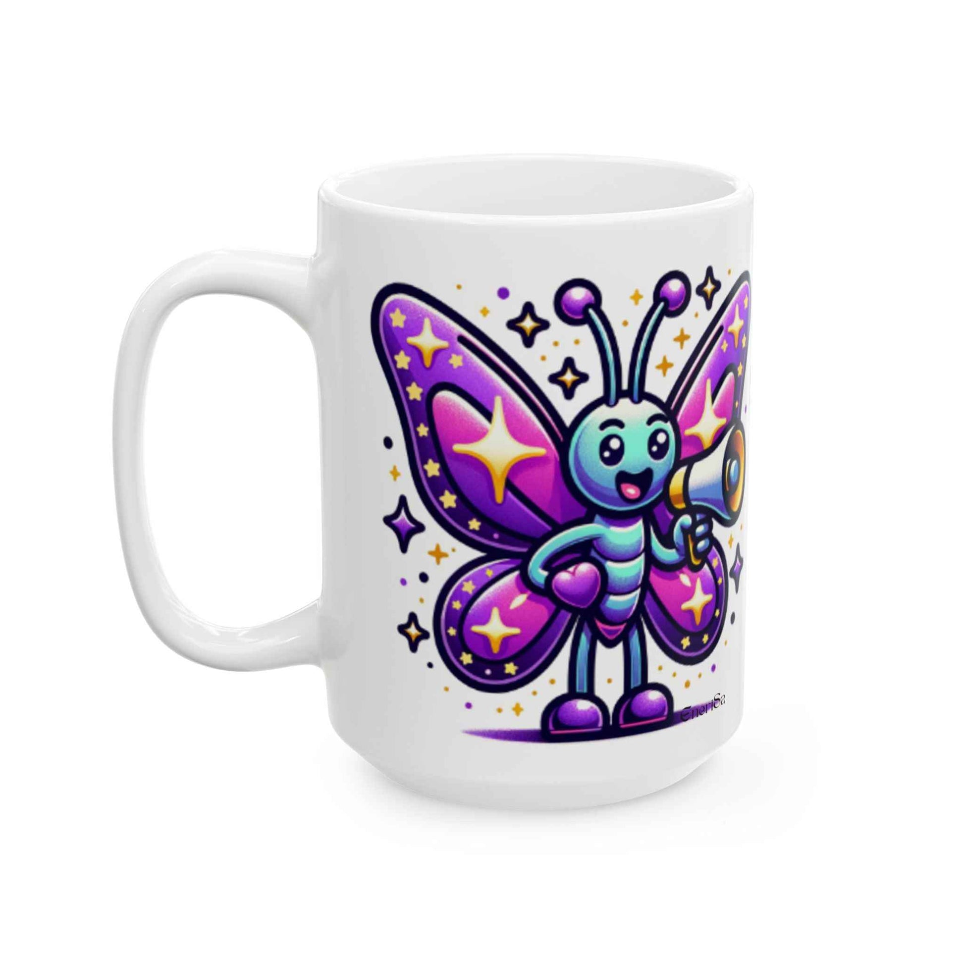 Taza con Divertida Mariposa - Smile Collection - By EneriSa