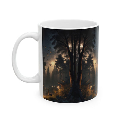 Taza Cerámica - Mundo Mágico del Bosque - Naturaleza - Coleccionistas Tazas
