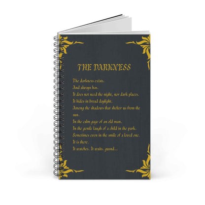 Libreta espiral  - The Darkness - Poesía Intensa - English