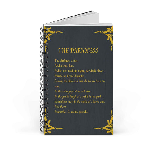 Libreta espiral  - The Darkness - Poesía Intensa - English