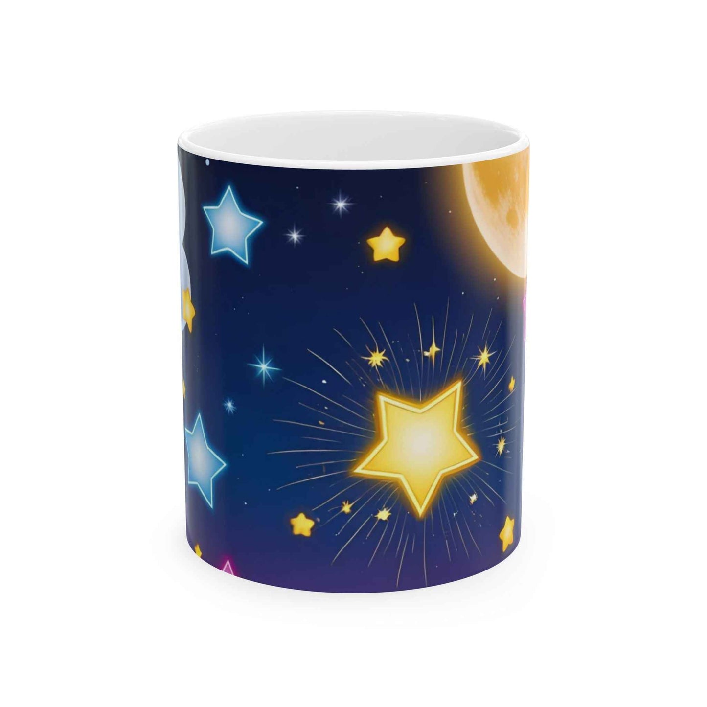 Anclado a las estrellas en un cielo nocturno fantástico