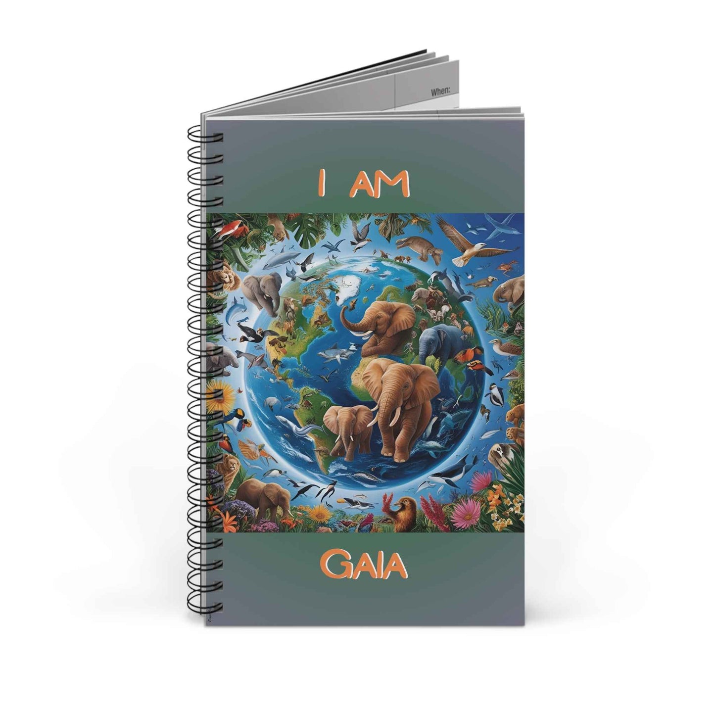 Libreta espiral  - I Am Gaia - Amantes Naturaleza