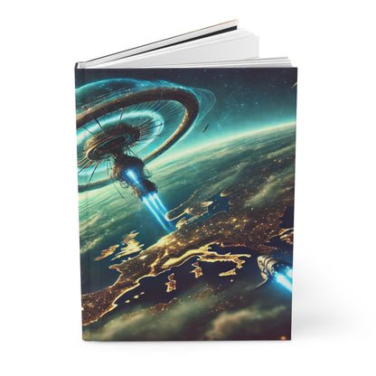 Invasión, lleva el universo contigo - Cuaderno de tapa dura mate