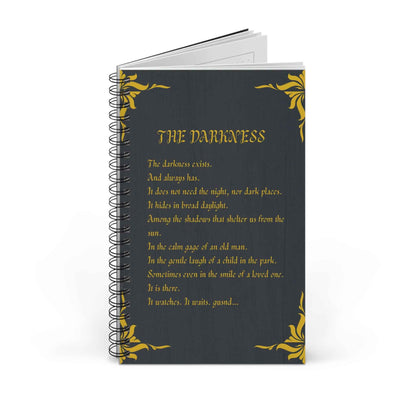 Libreta espiral  - The Darkness - Poesía Intensa - English