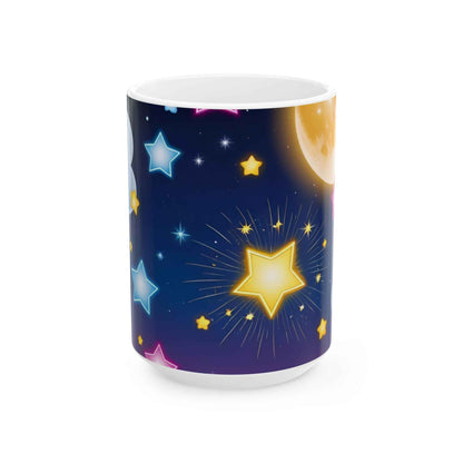Anclado a las estrellas en un cielo nocturno fantástico