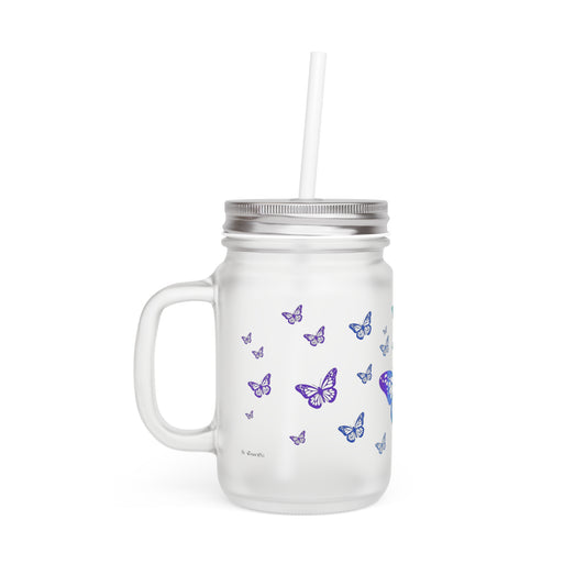 Agrega color a tu hogar con esta hermosa jarra de vidrio. - FI-Eneri