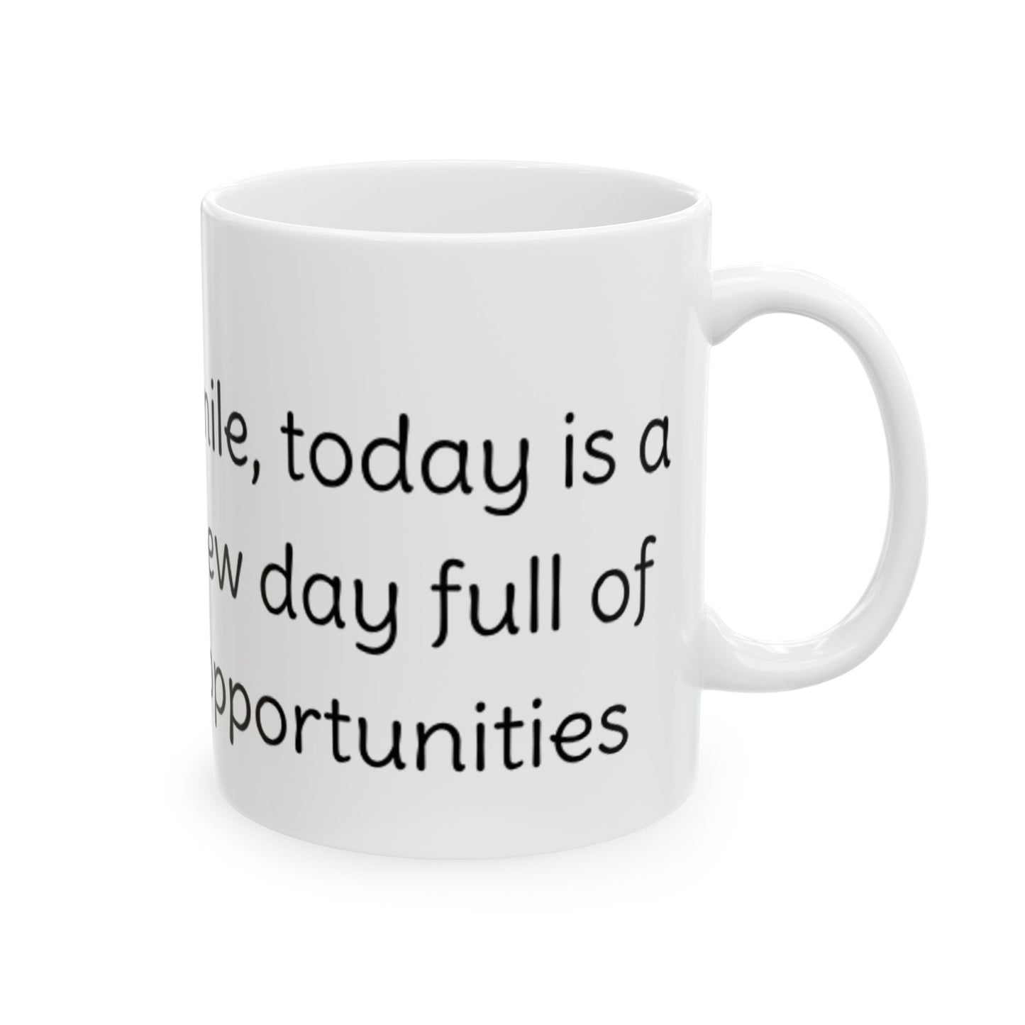Taza Cerámica - Divertida mariposa - Mensaje positivo - Smile Collection - By EneriSa