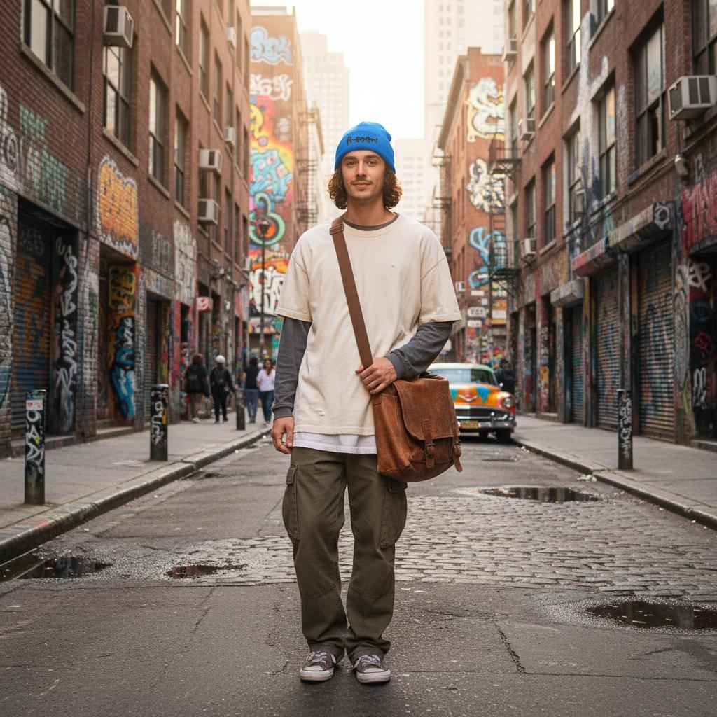 Gorro de punto con doblez | fi-eneri