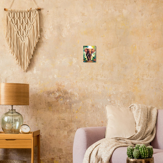 Póster Elefante en Jungla