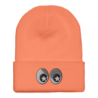 Gorro de Punto con Doblez - Diseño  Bordado Original