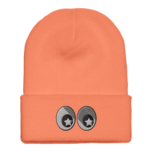 Gorro de Punto con Doblez - Diseño  Bordado Original