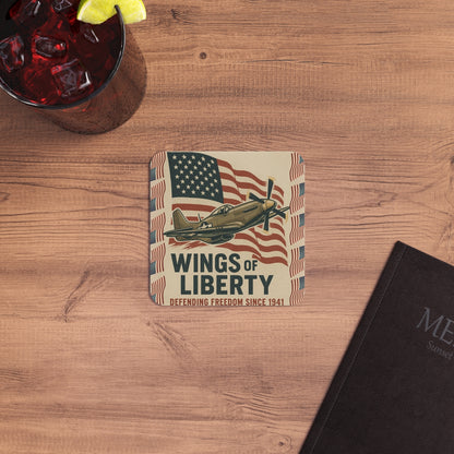 Posavasos - Vintage - Wings of Liberty - USA Patriot - Decoración